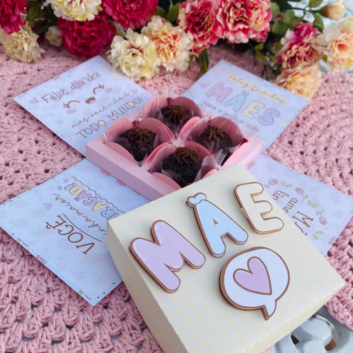 Kit Caixas Dia das Mães 4 Kit Caixas Dia das Mães
