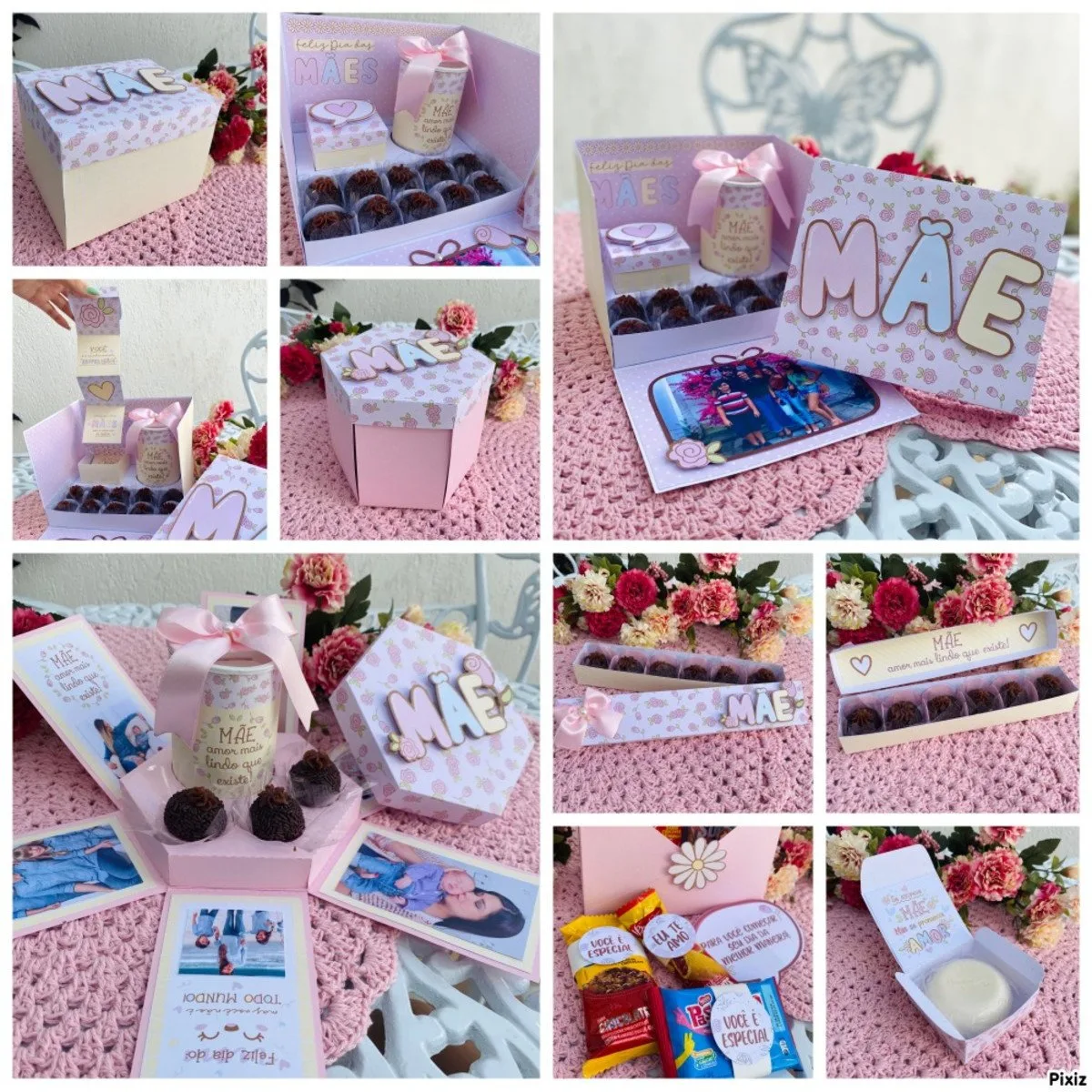 Kit Caixas Dia das Mães 1 Kit Caixas Dia das Mães