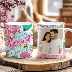 Kit Caneca Dia dos Namorados - Artes Editáveis Românticas