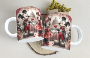 Kit Caneca Mickey e Minnie Dia dos Namorados