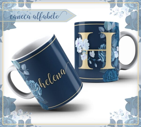 Kit Capa Alfabeto Floral