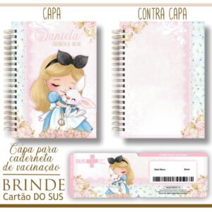 Kit Capa e Cartão Sus Alice