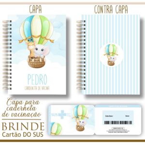 Kit Capa e Cartão Sus Animais Baloeiro