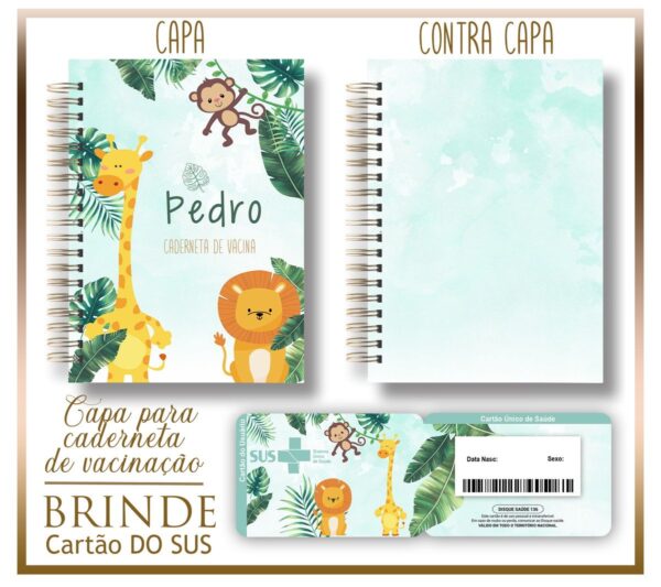 Kit Capa e Cartão Sus Floresta