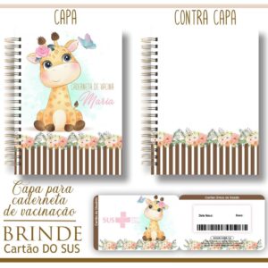 Kit Capa e Cartão Sus Girafa Baby
