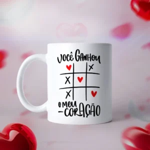 Kit com 19 Designs Românticos para Caneca do Dia dos Namorados