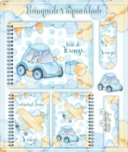 Kit Completo Brinquedos Aquarelados Bebê