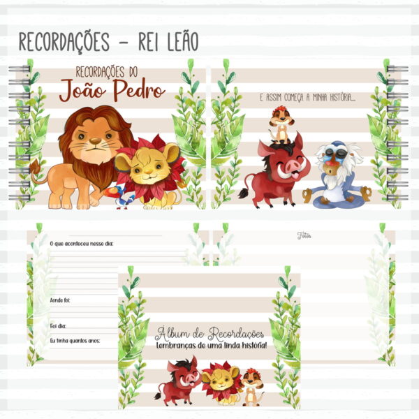 Kit Completo do Bebê Rei Leão
