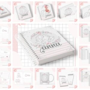 kit completo maternidade anjo menina arquivo digital menina