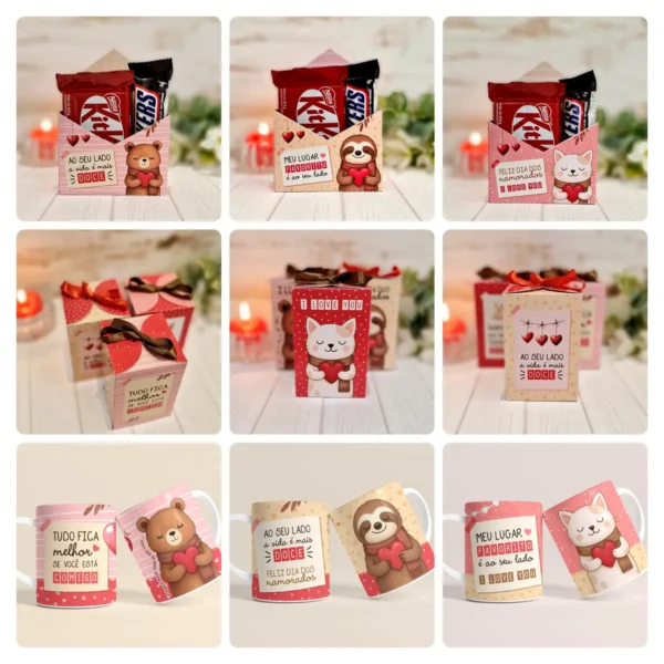 Kit Corte Digital Dia dos Namorados - Amor e Arte PDF
