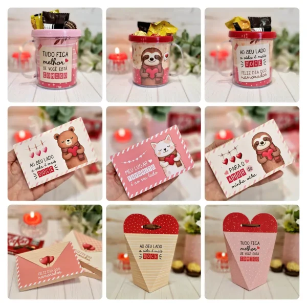 Kit Corte Digital Dia dos Namorados - Amor e Arte PDF