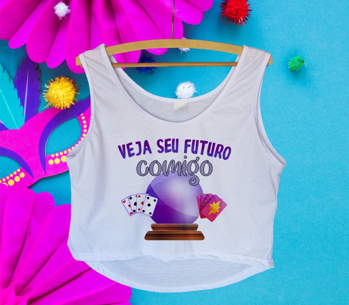 Kit Cropped Carnaval - Arquivo Digital 3 Kit Cropped Carnaval - Arquivo Digital