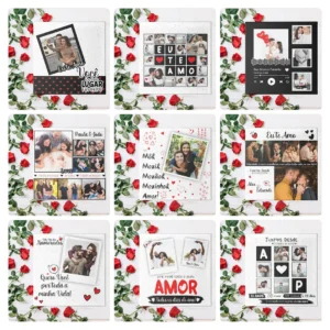 Kit de Arte Personalizada para Dia dos Namorados