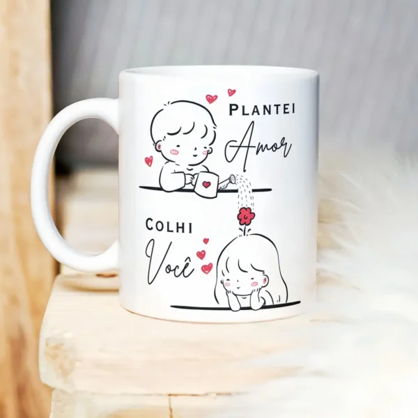 Kit de Artes Digitais para Canecas - Dia dos Namorados