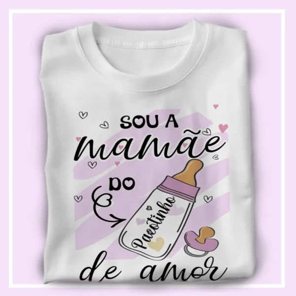 Kit de Artes Editáveis para Body Infantil Dia das Mães