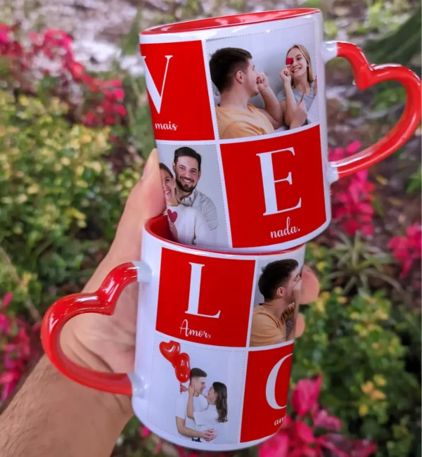 Kit de Artes para Caneca de Dia dos Namorados