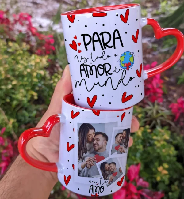 Kit de Artes para Caneca de Dia dos Namorados