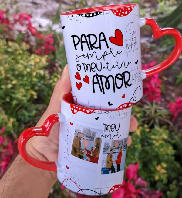 Kit de Artes para Caneca de Dia dos Namorados