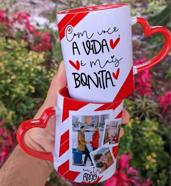 Kit de Artes para Caneca de Dia dos Namorados