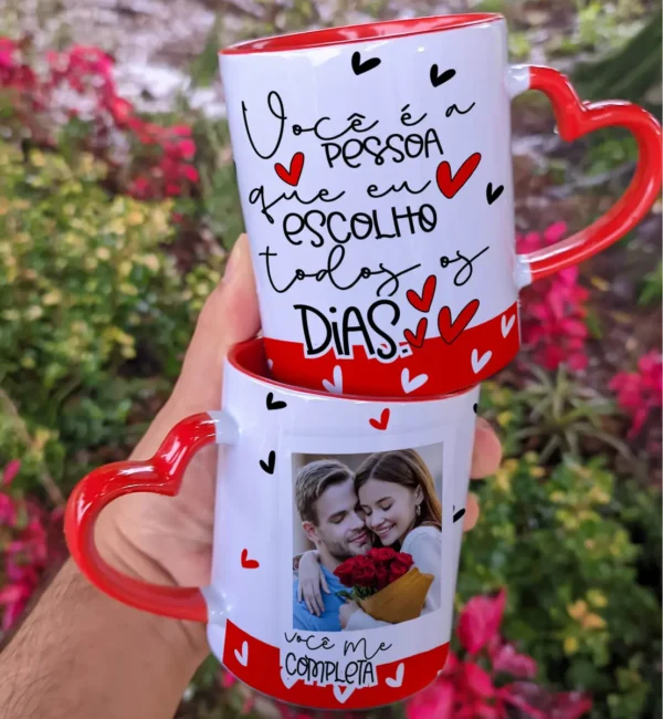 Kit de Artes para Caneca de Dia dos Namorados