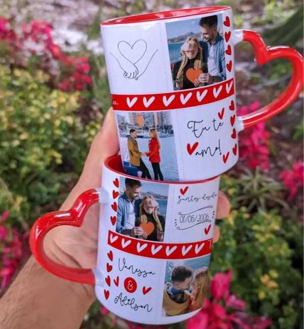 Kit de Artes para Caneca de Dia dos Namorados