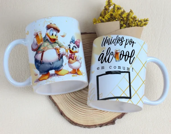 Kit de Artes para Caneca Dia dos Namorados - Casal Cervejeiro