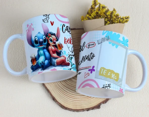 Kit de Artes para Caneca Dia dos Namorados - Casal Cervejeiro