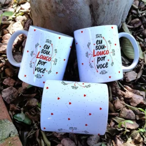 Kit de Artes para Caneca Dia dos Namorados Minimalista