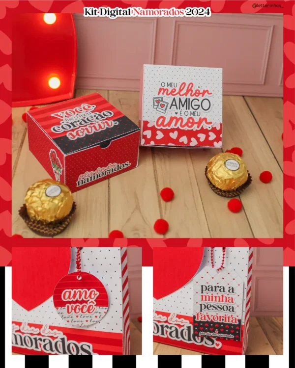 Kit de Corte DIY para Dia dos Namorados Presentes Criativos