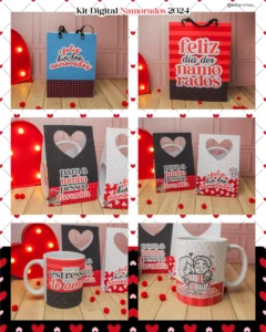 Kit de Corte DIY para Dia dos Namorados Presentes Criativos