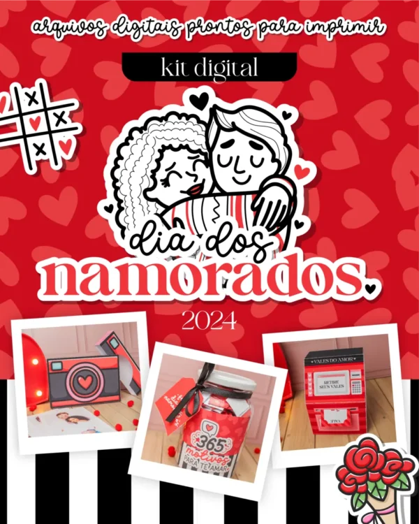 Kit de Corte DIY para Dia dos Namorados Presentes Criativos