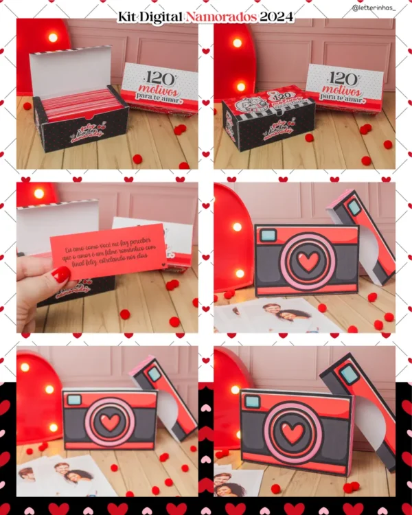 Kit de Corte DIY para Dia dos Namorados Presentes Criativos