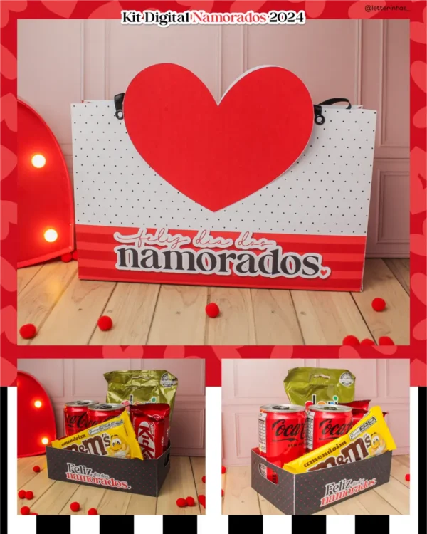 Kit de Corte DIY para Dia dos Namorados Presentes Criativos