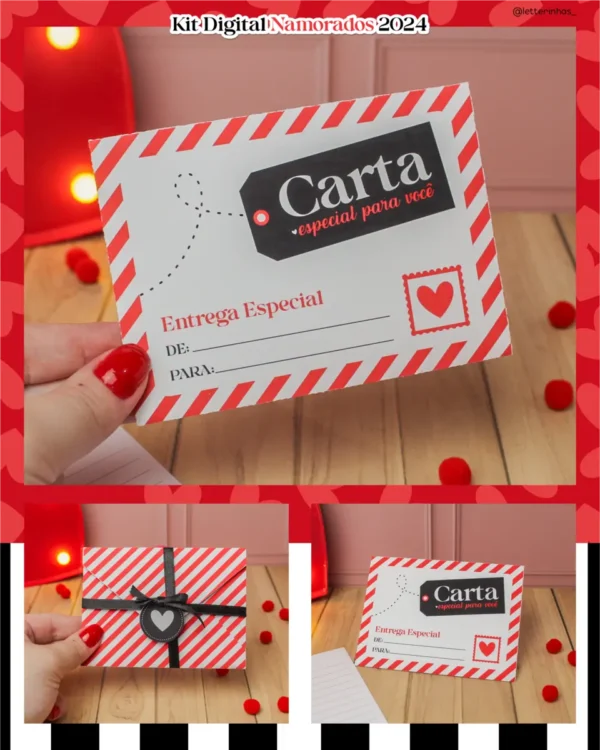 Kit de Corte DIY para Dia dos Namorados Presentes Criativos