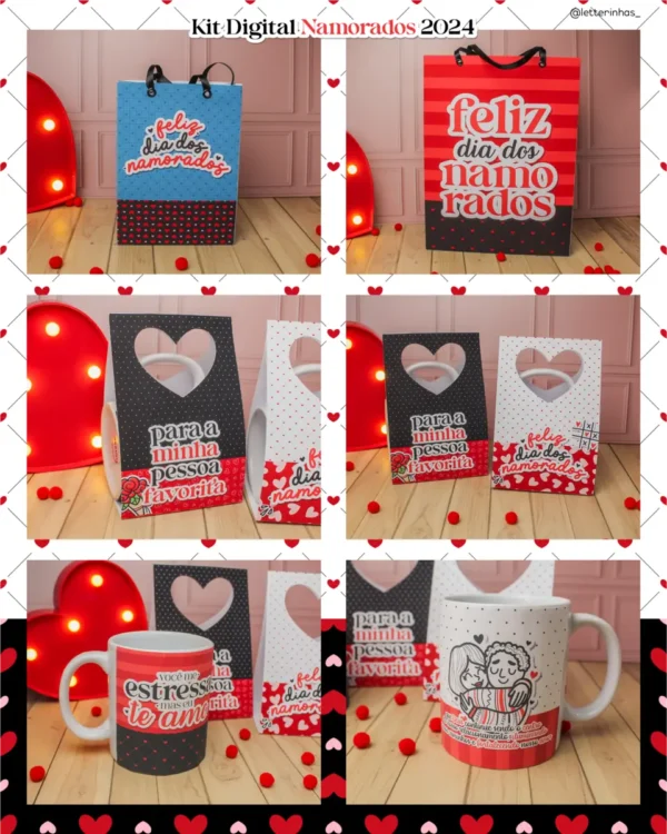 Kit de Corte DIY para Dia dos Namorados Presentes Criativos