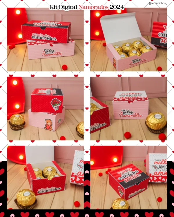 Kit de Corte DIY para Dia dos Namorados Presentes Criativos