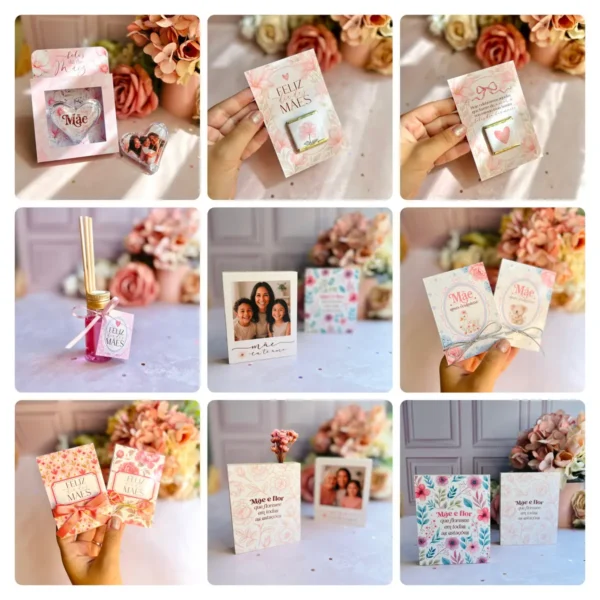 Kit de Corte PDF para Dia das Mães - Mimos Especiais