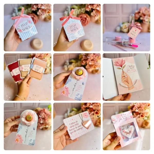 Kit de Corte PDF para Dia das Mães - Mimos Especiais