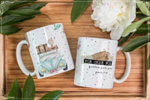 Kit de Designs para Canecas de Namorados em Corel