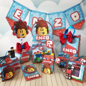 Kit Decoração Festa Roblox