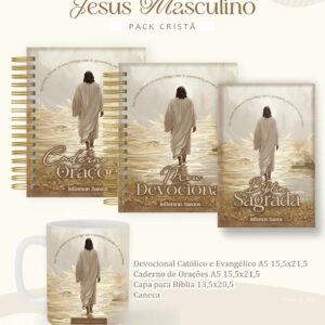 Kit Devocional Jesus Masculino - Arquivo Digital 4 Kit Devocional Jesus Masculino - Arquivo Digital