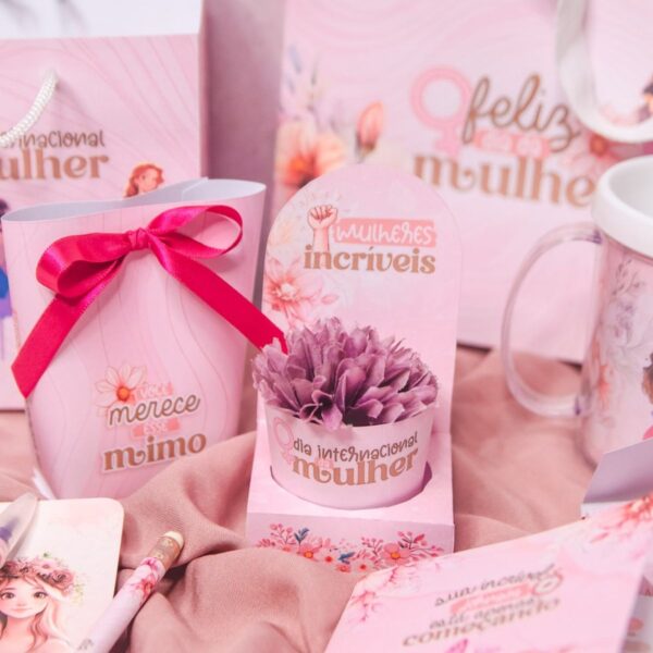 Kit Dia da Mulher 2025: 81 Arquivos Imprimíveis Mimos