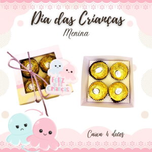 Kit Dia das crianças Polvinho Menina - Arquivo Digital