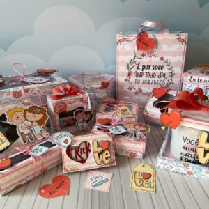 Kit Dia dos Namorados Vermelho