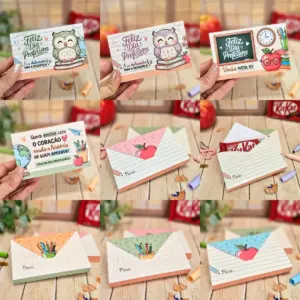 Kit Dia dos Professores KitKat Envelope Personalizado