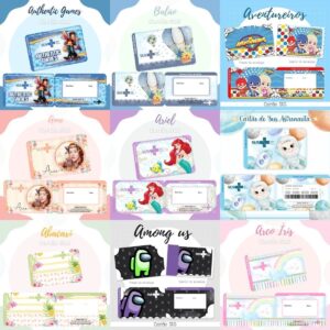 Kit Digital 119 Artes Cartão Do Sus Personalizados Em Png