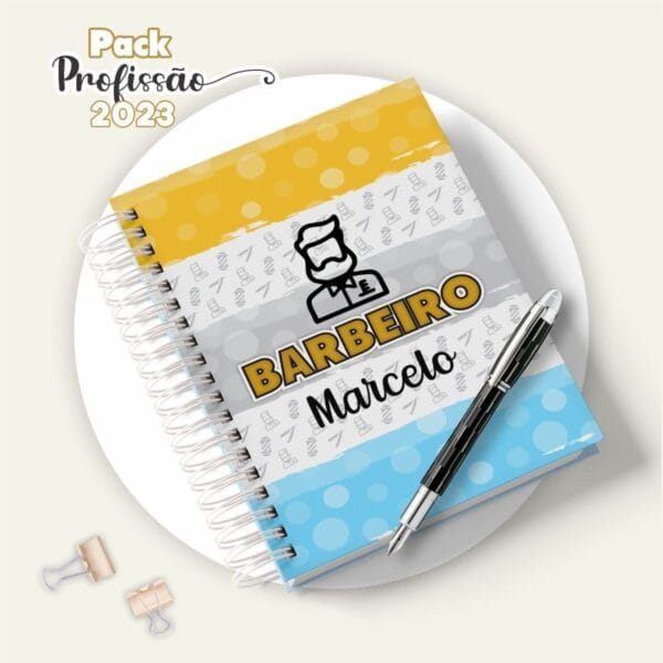 Kit Digital Agenda Encadernação Profissões Capa Miolo Caneca