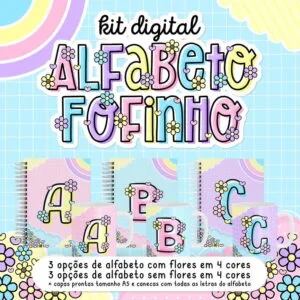 Kit Digital Alfabeto Fofinho Escolar Volta Às Aulas Em Png