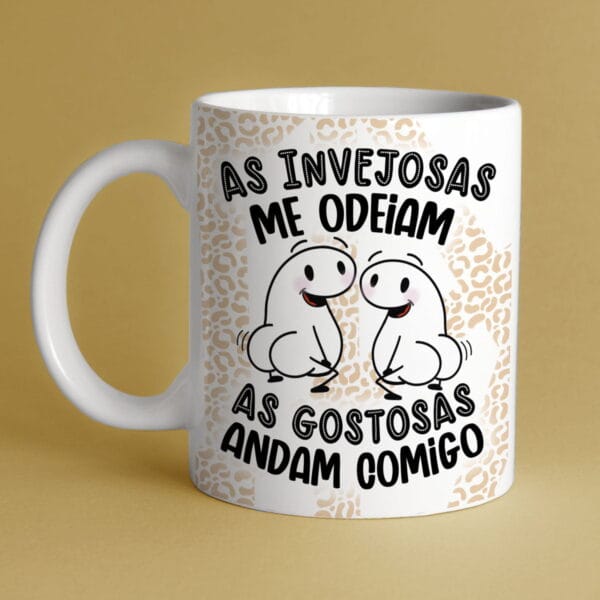 Kit Digital Amigas Flork Frases Engraçadas Amizade P Caneca
