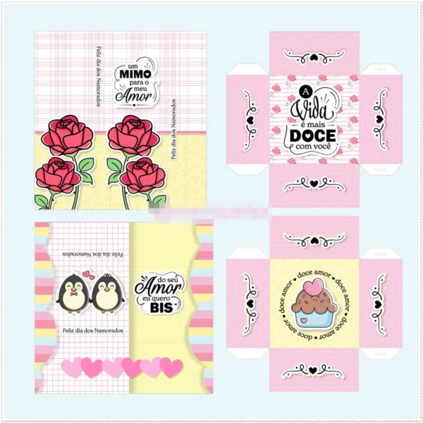 Kit Digital Amoroso Dia dos Namorados PNG 4